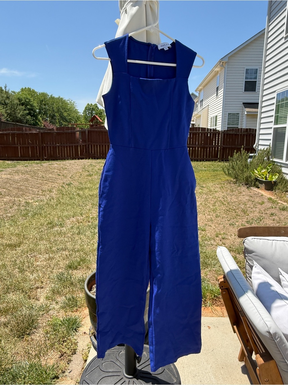 Gilli Cobalt Blue Sleeveless Jumpsuit